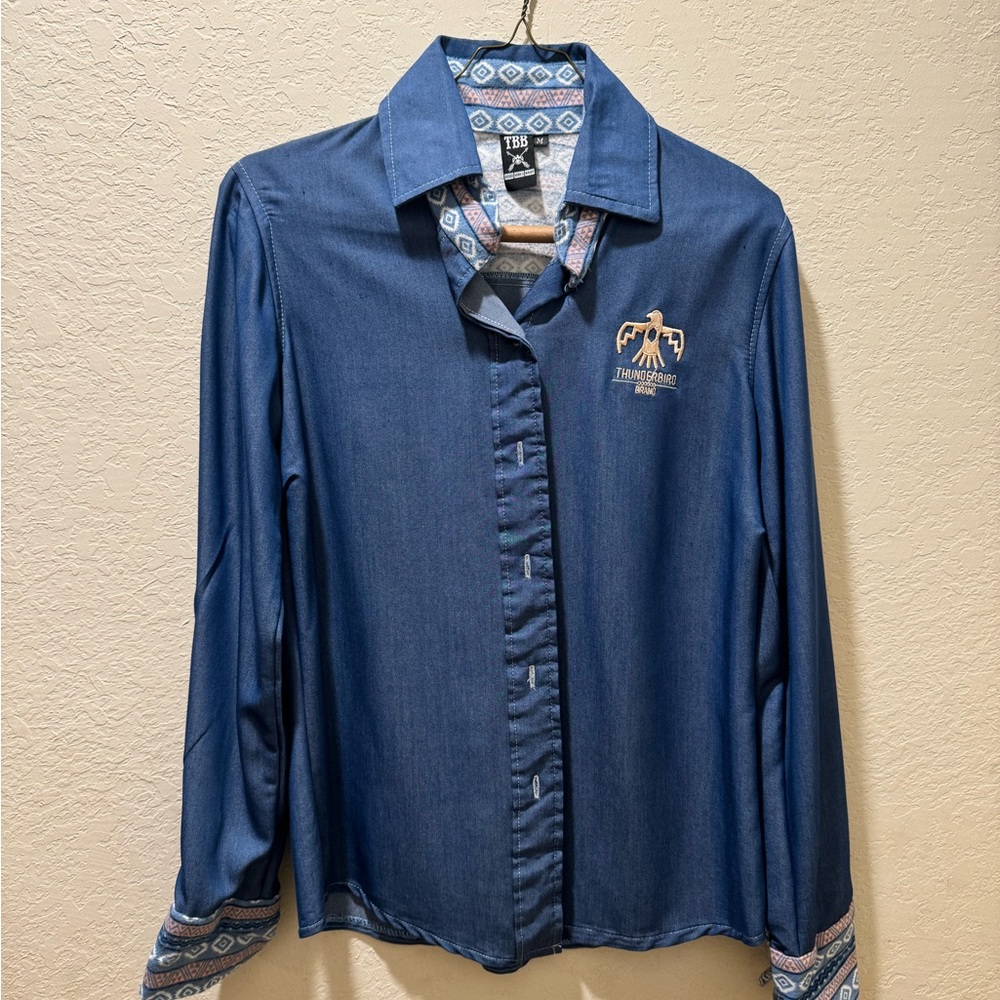 Thunderbird Brand Button Down Shirt - Picture 2 of 3